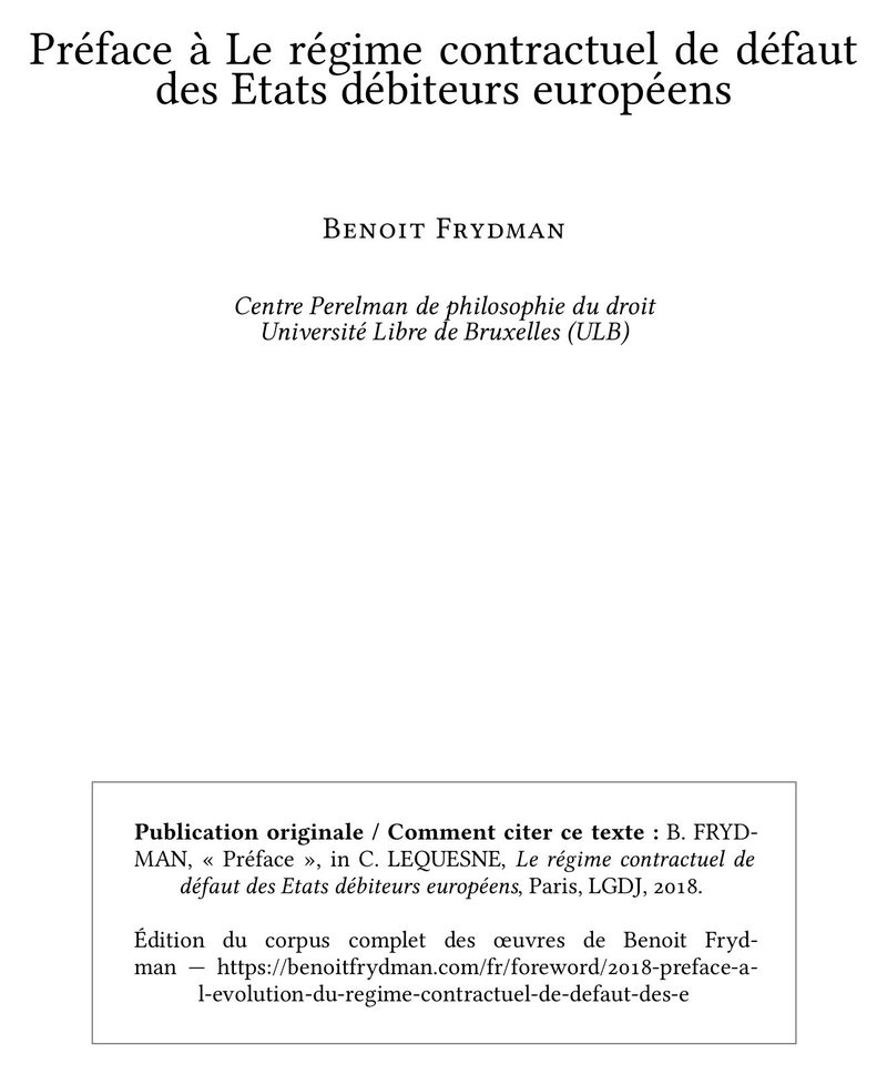 Préface